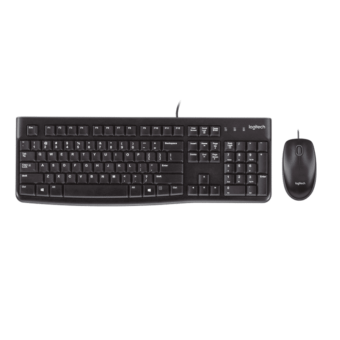 Logitech Desktop MK120 - Tastatur og mus-sæt - Nordisk Layout