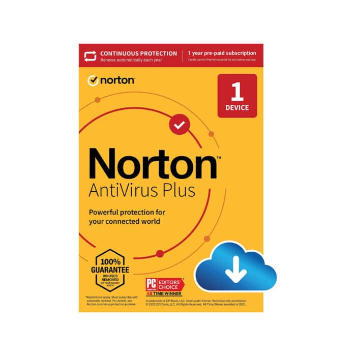 Norton Antivirus Plus - 1 Enhed